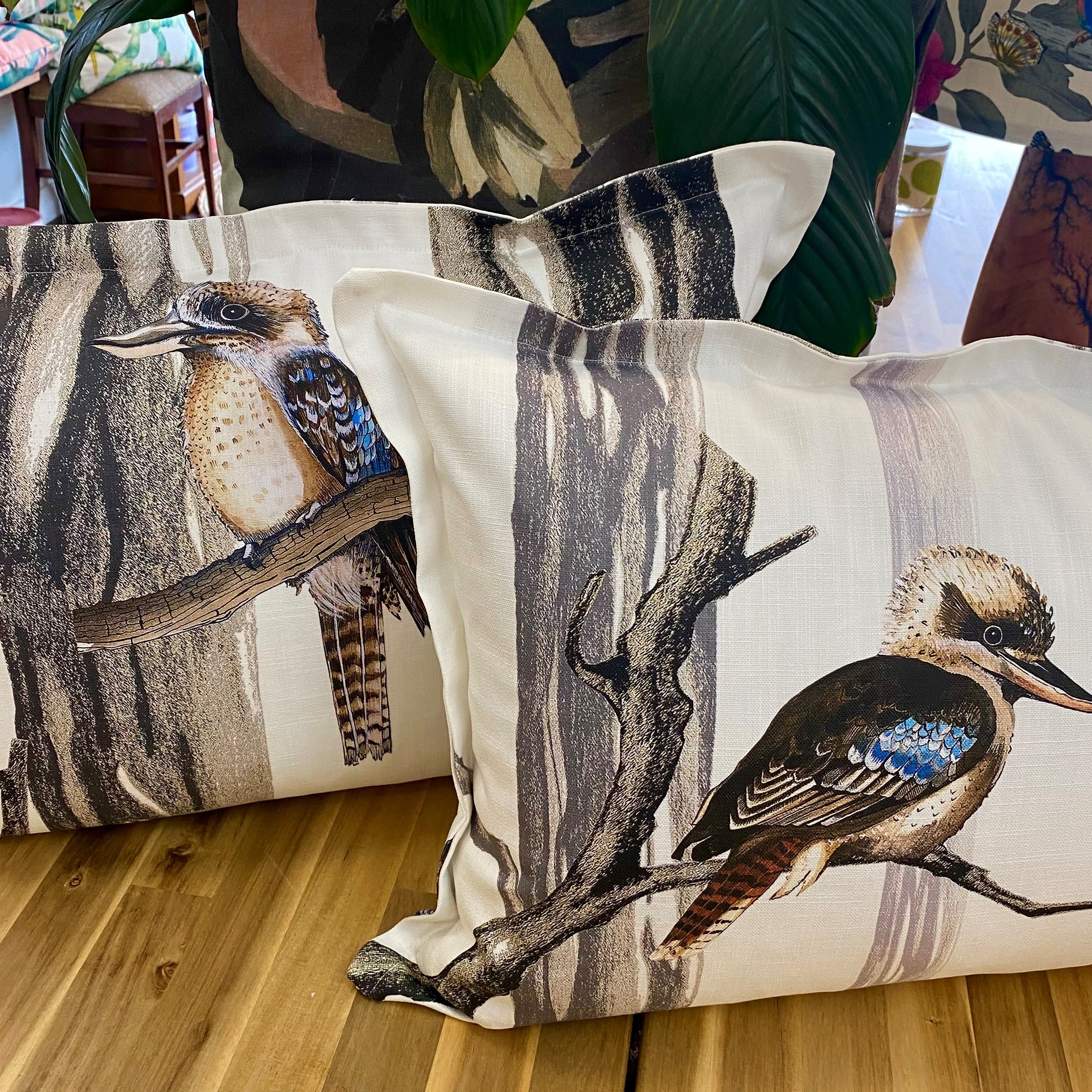 I Just Love That Fabric Kookaburra Cushion Cover