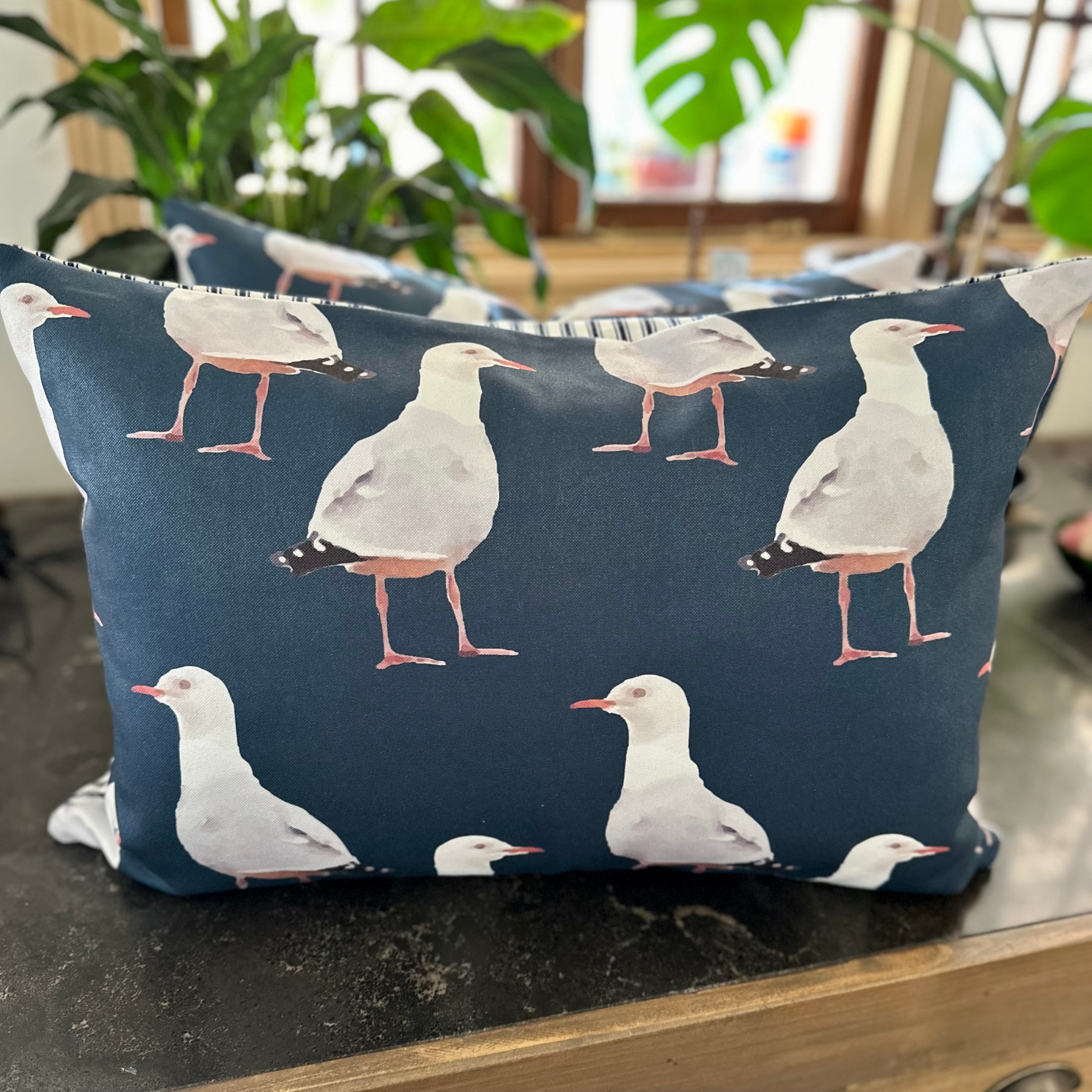 ijustlovethatfabric Seagull Cushion Cover