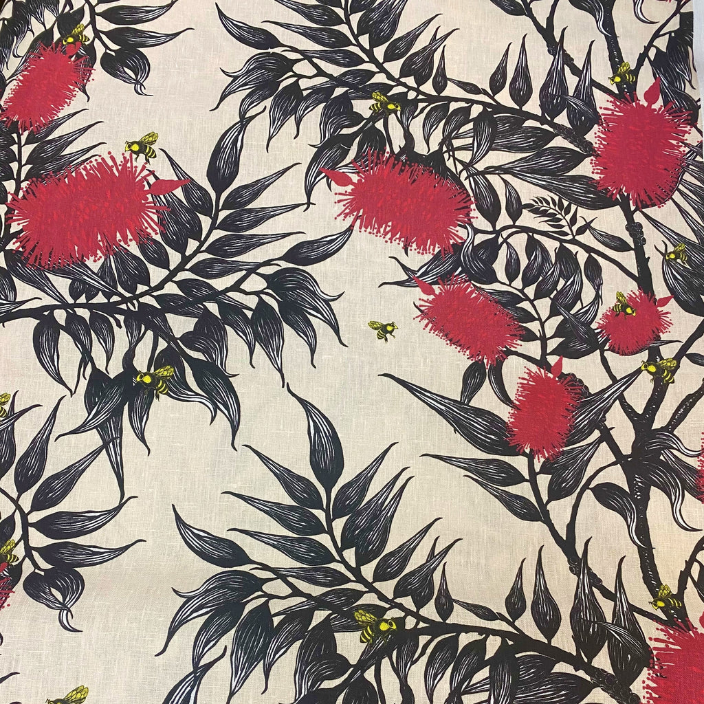 ijustlovethatfabricstore Cushion Cover -  Bees in the Bottlebrush