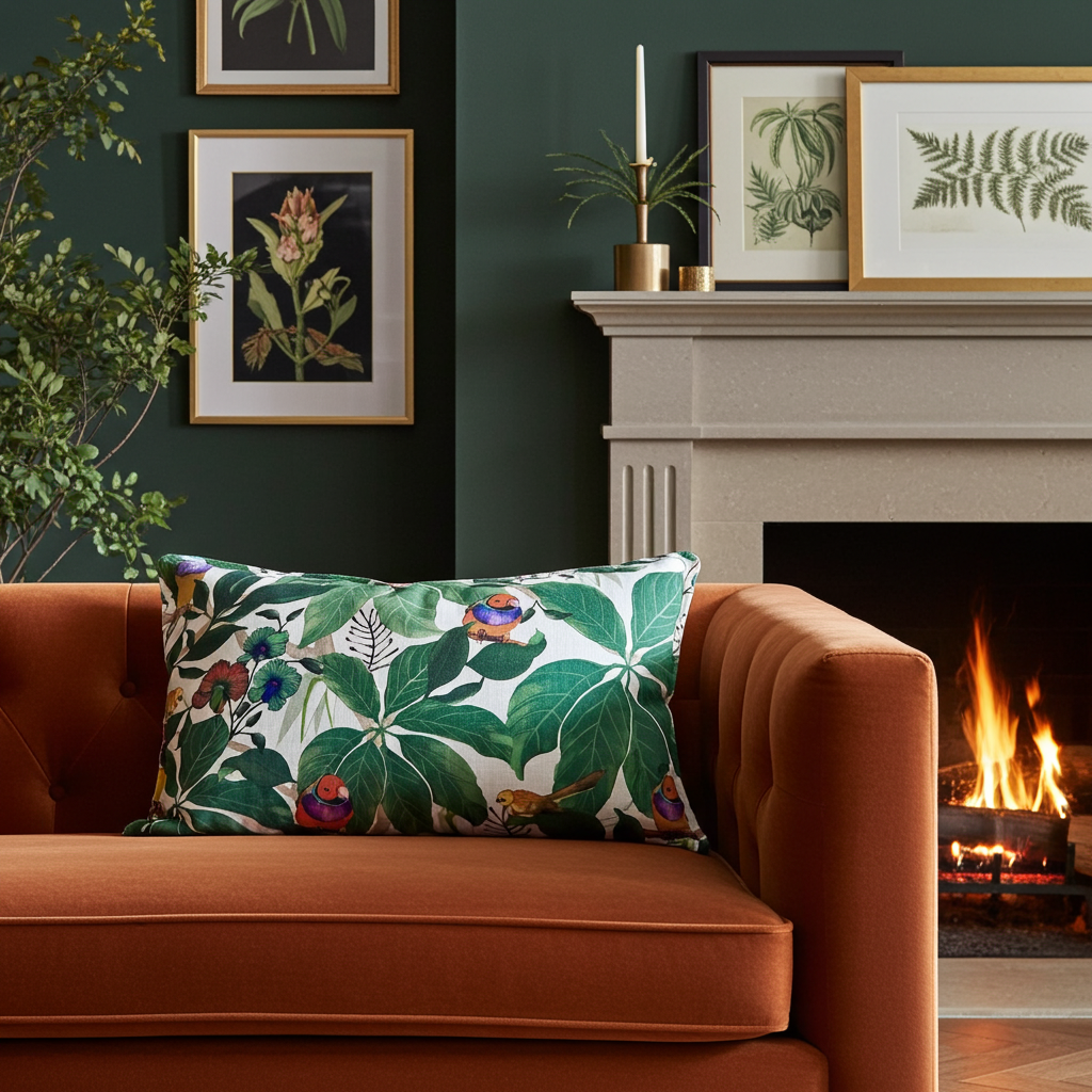 I Just Love That Fabric Australian Finch Cushion Cover
