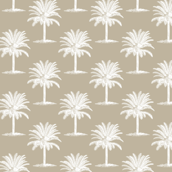 ijustlovethatfabricstore Palm Tree Fabric - Palm Beach sand