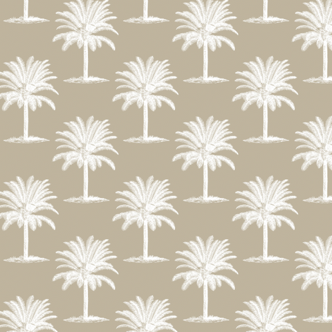 ijustlovethatfabricstore Palm Tree Fabric - Palm Beach sand