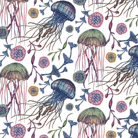 ijustlovethatfabricstore Jellyfish design Fabric