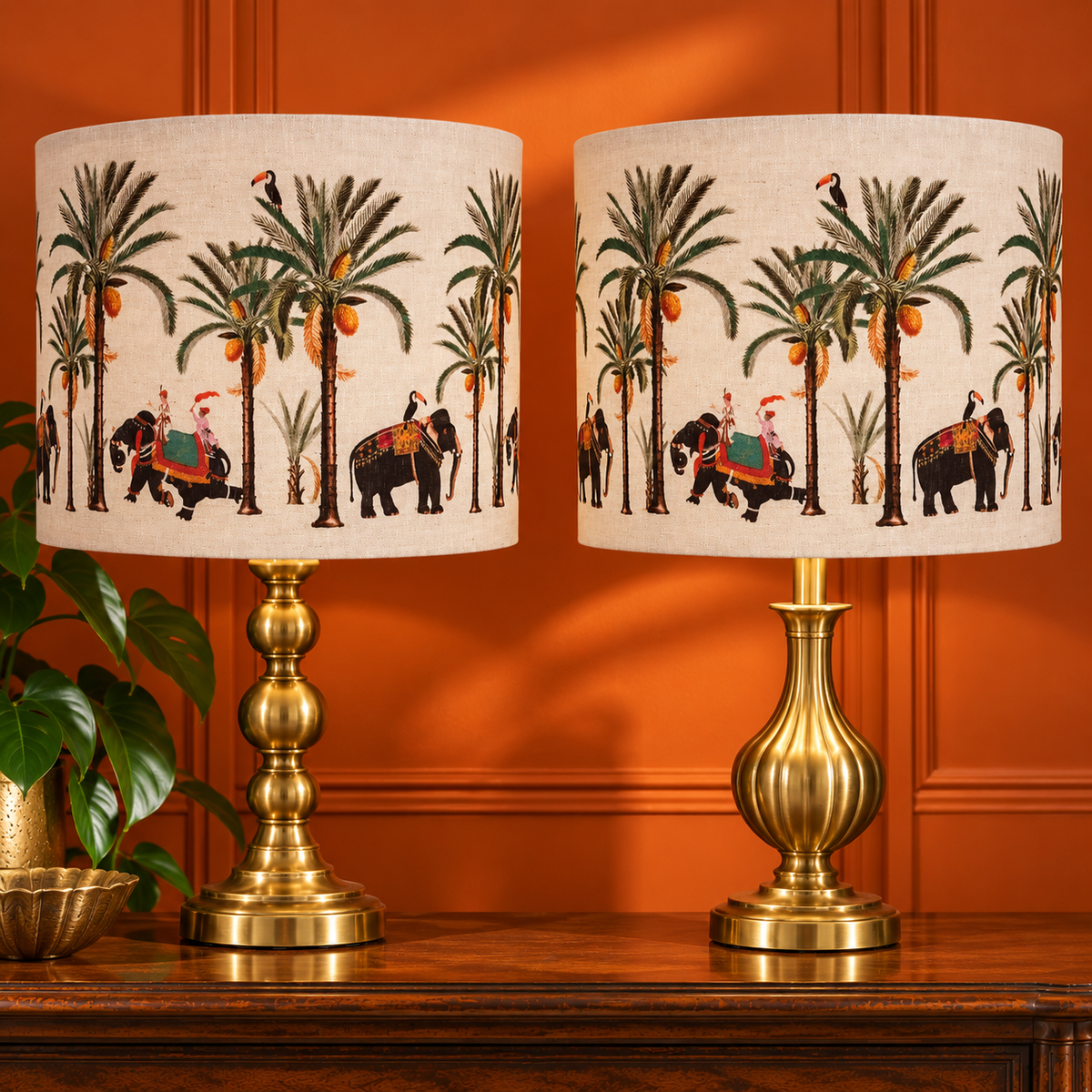 ijustlovethatfabric Elephant Fabric Lampshade - Handmade with Australian Fabric