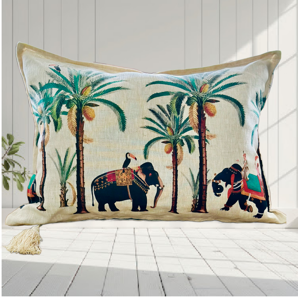 ijustlovethatfabricstore Elephant Party cushion cover