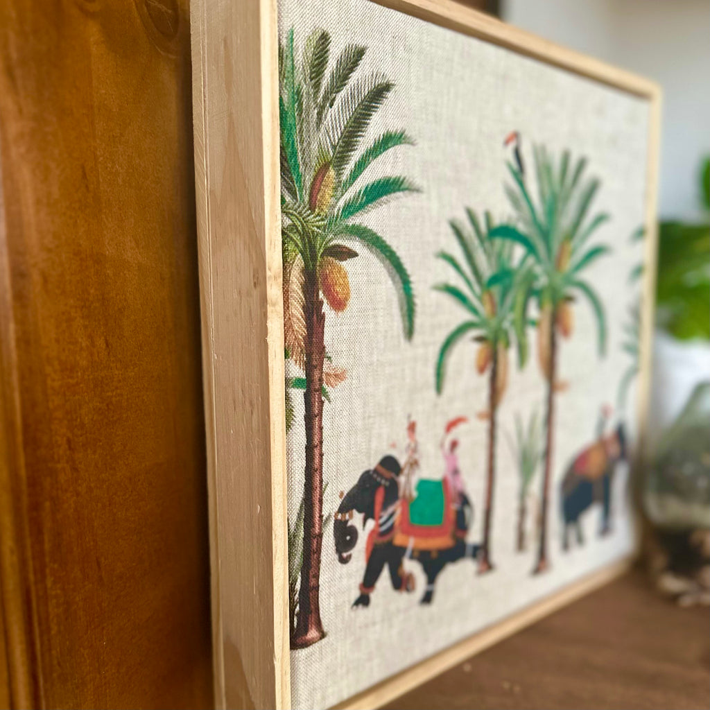 I Just Love That Fabric Elephant Party Fabric Art