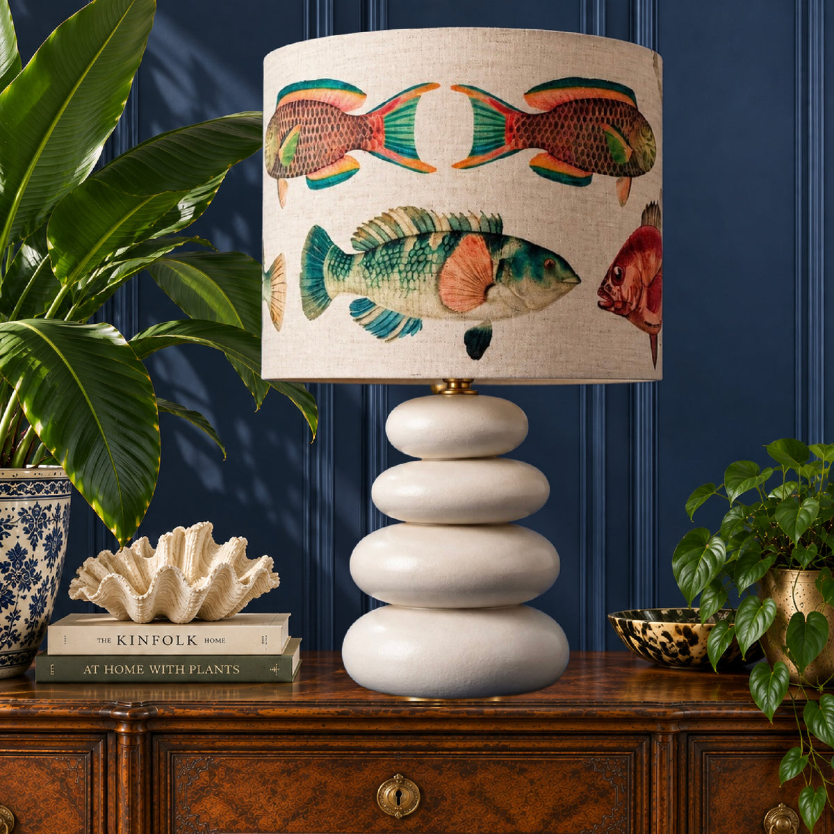 Australian Fish Print Lampshade