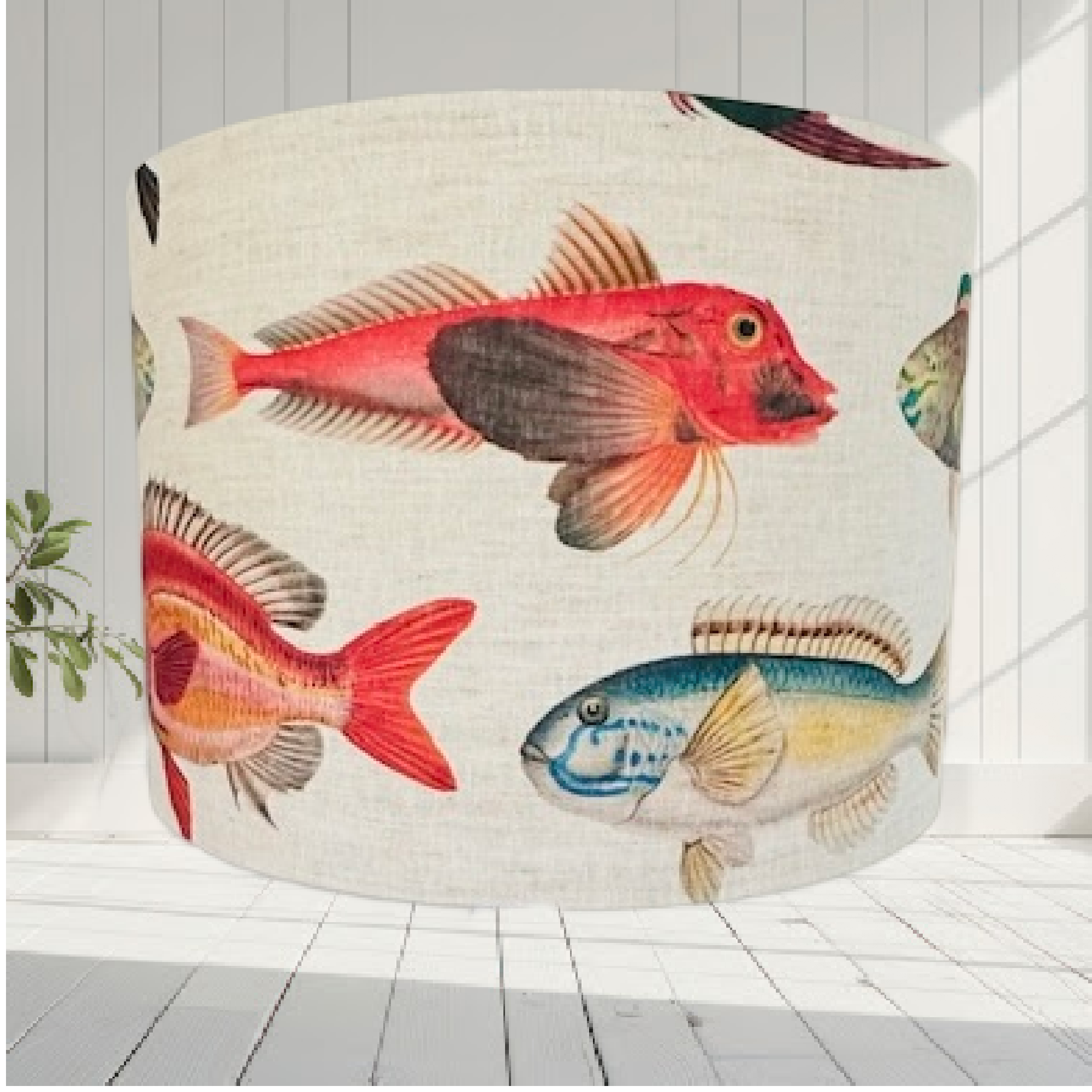 ijustlovethatfabric Australian Fish Print Lampshade