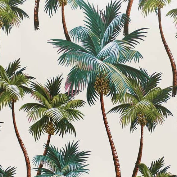 ijustlovethatfabricstore The original Hawaiian Palm Tree Fabric