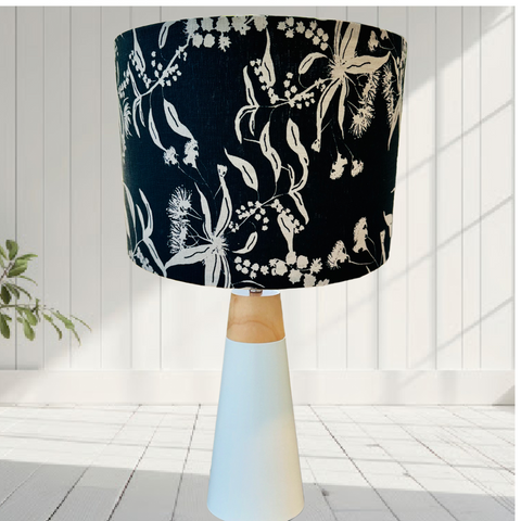 Lampshade - Australian botanical Foragers Delight fabric