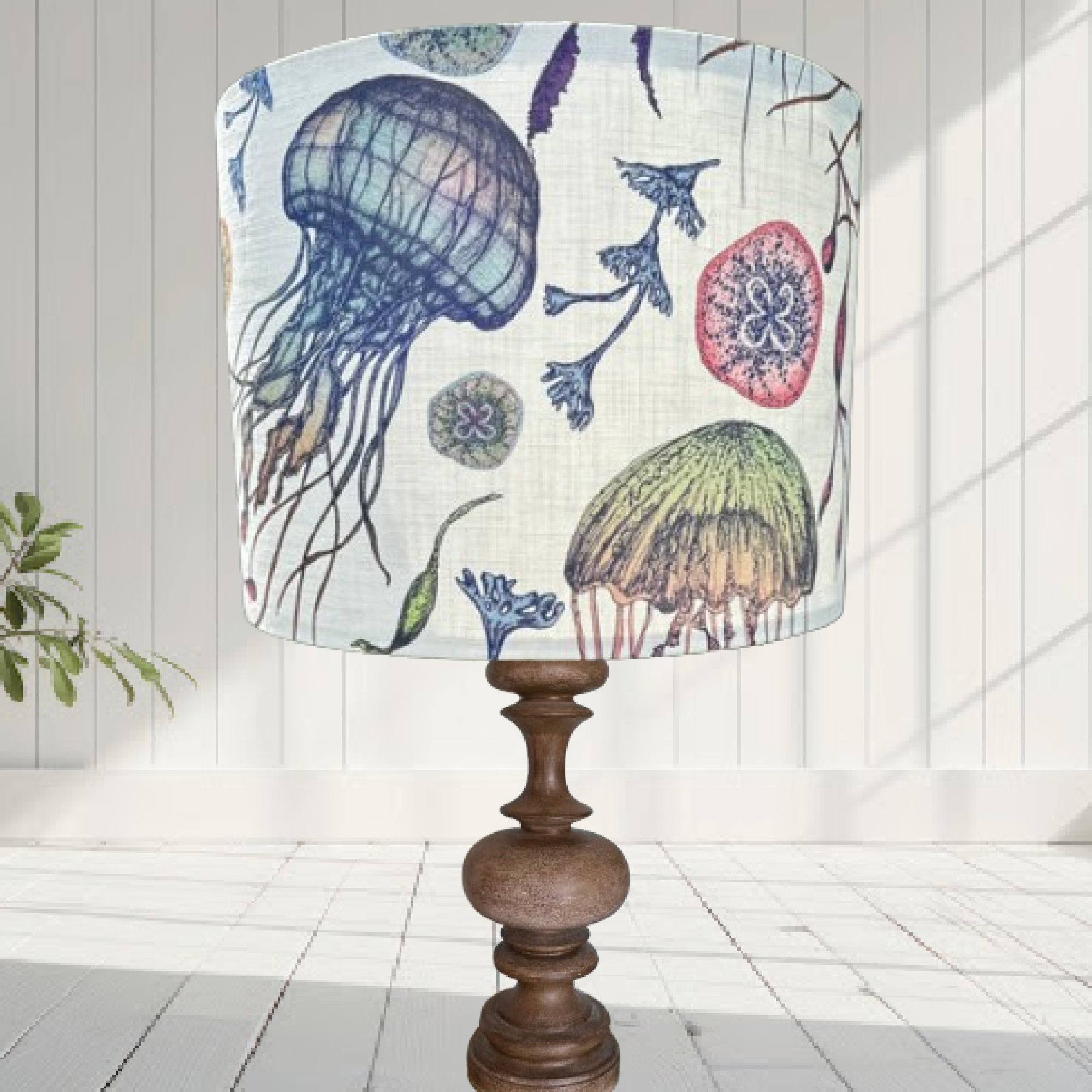 ijustlovethatfabric Jelly Fish Lampshade - Canyons Reef
