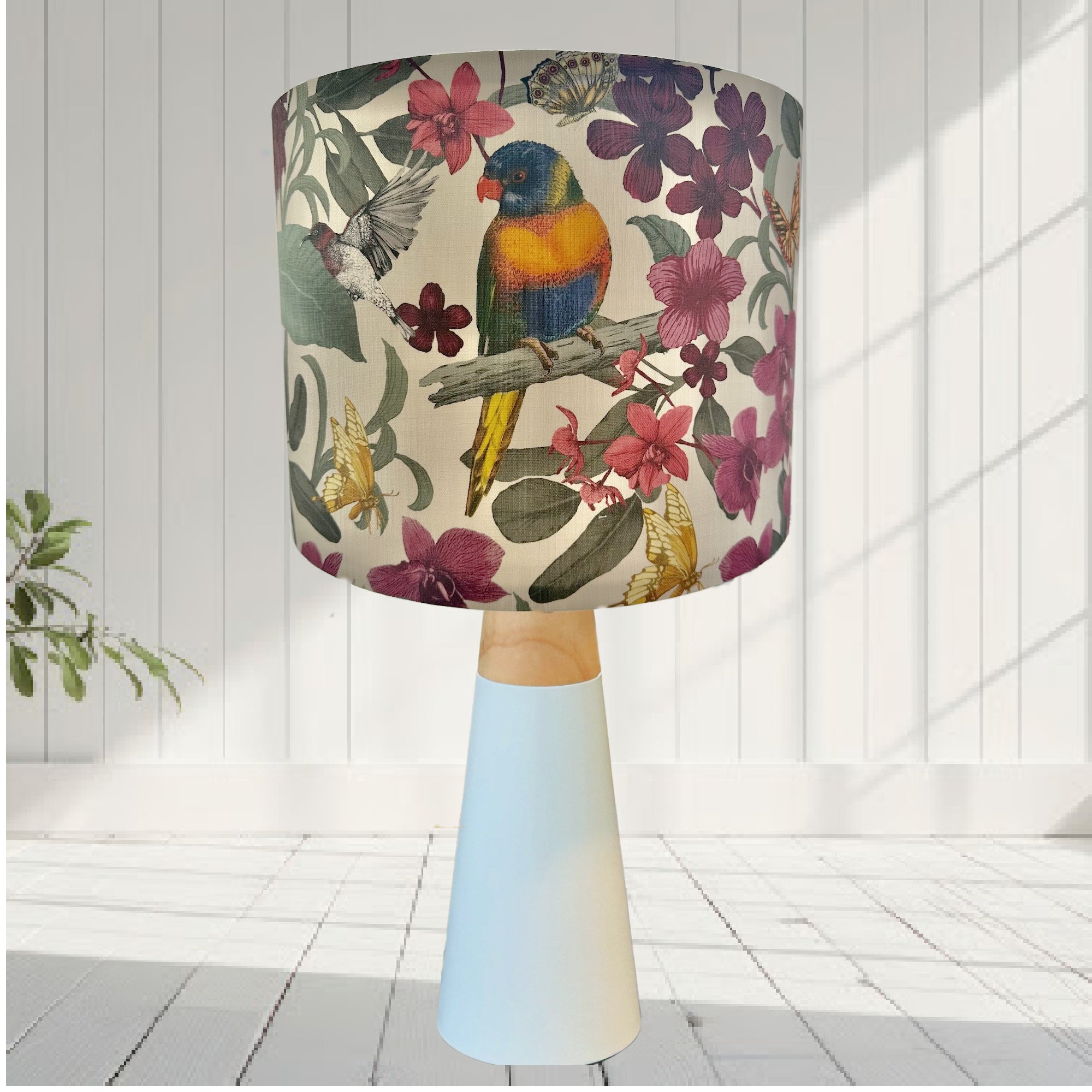 ijustlovethatfabric Lorikeet Lampshade - Australian Rainbow Lorikeet Fabric
