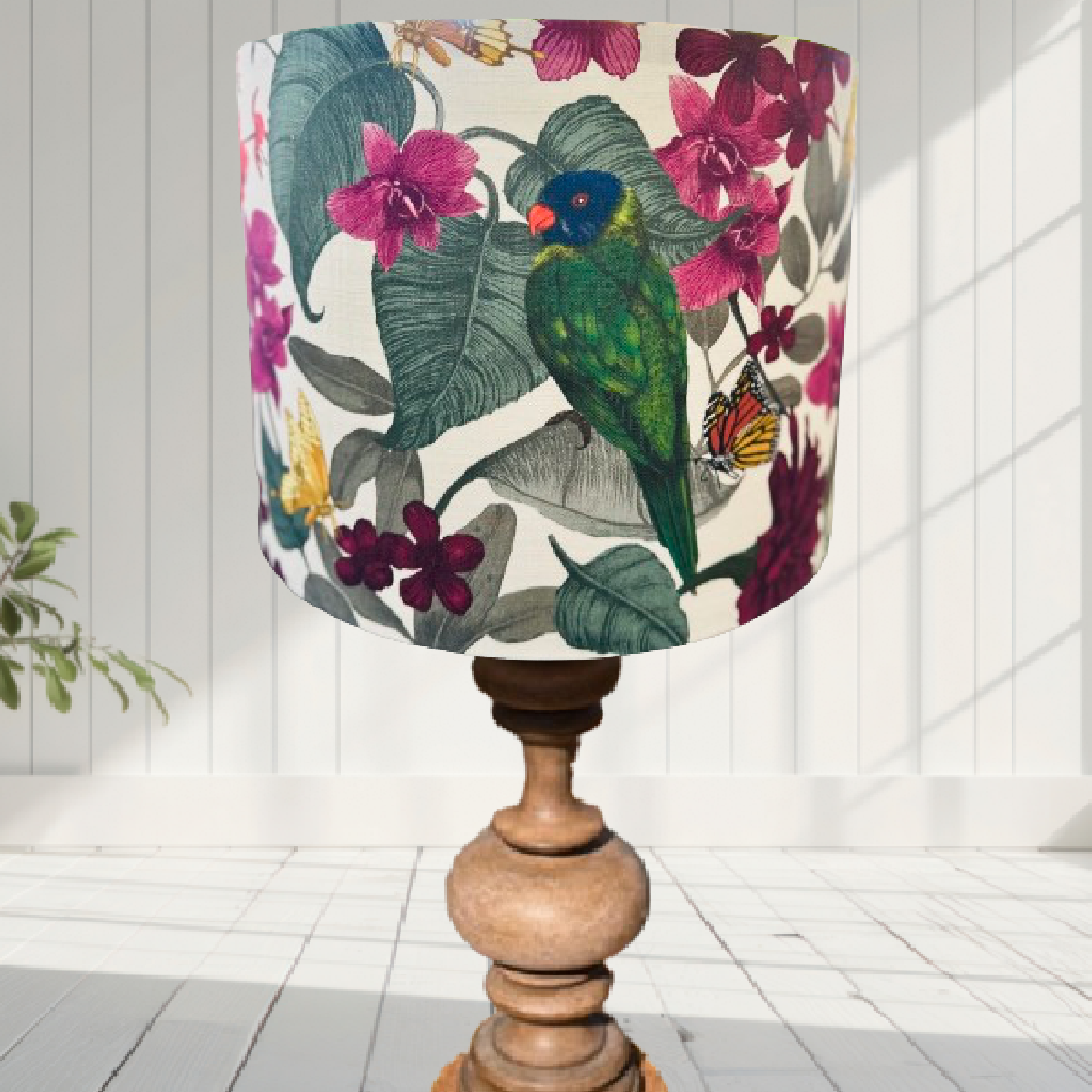 ijustlovethatfabric Lampshade DIY Kit - including Lorikeet fabric