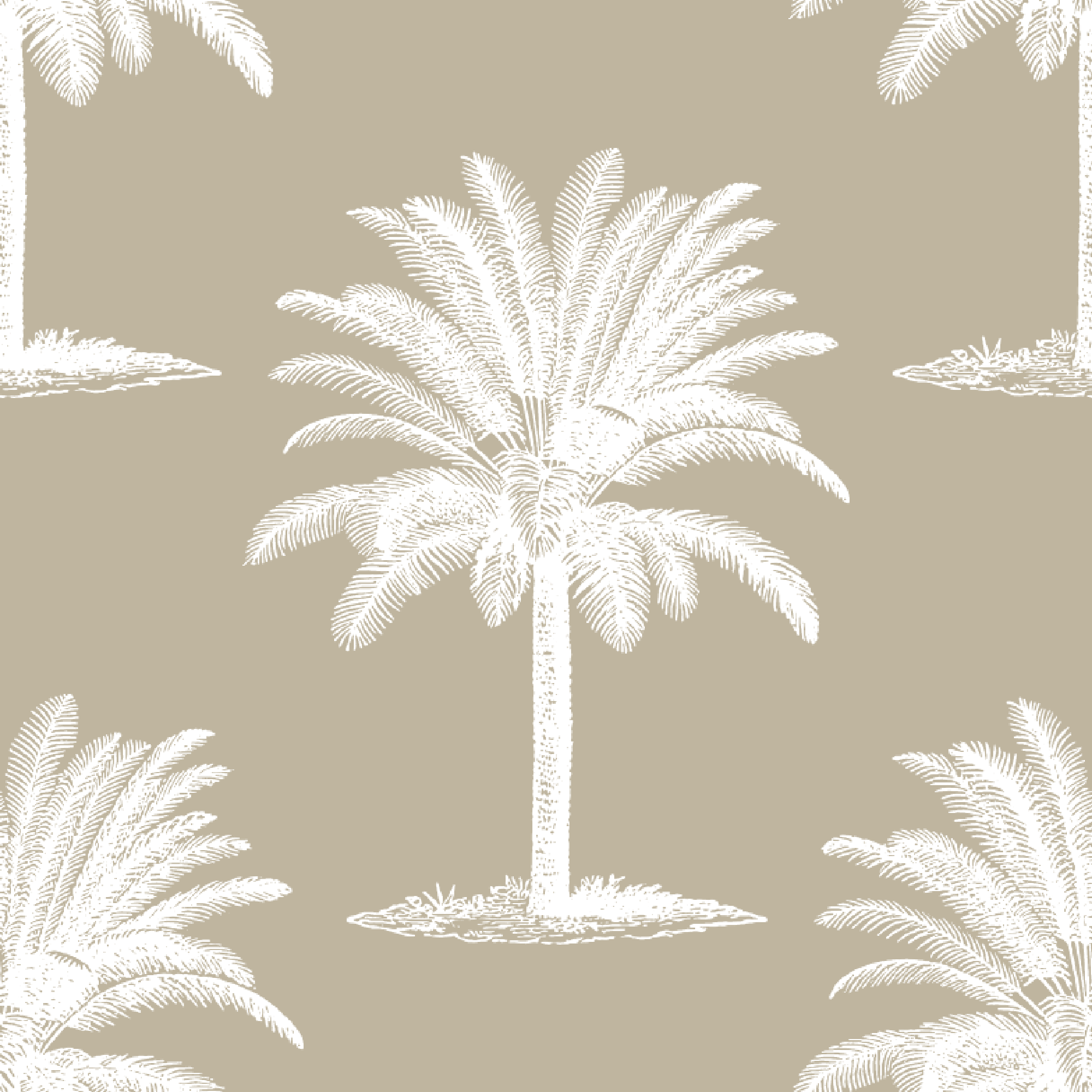 ijustlovethatfabricstore Palm Tree Fabric - SAND