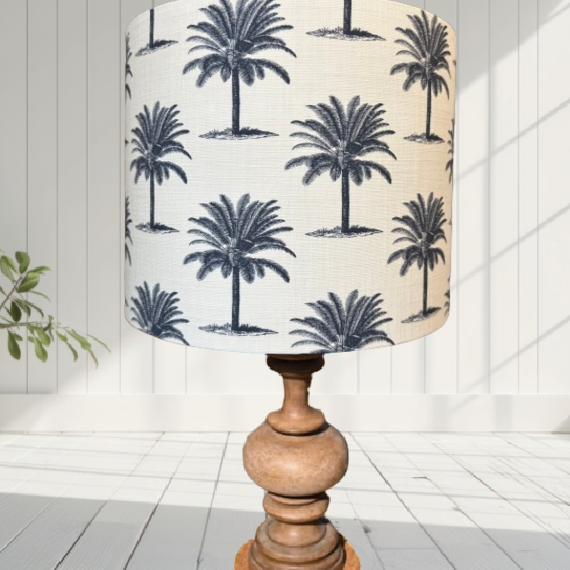 ijustlovethatfabric Lampshade - Palm Trees navy