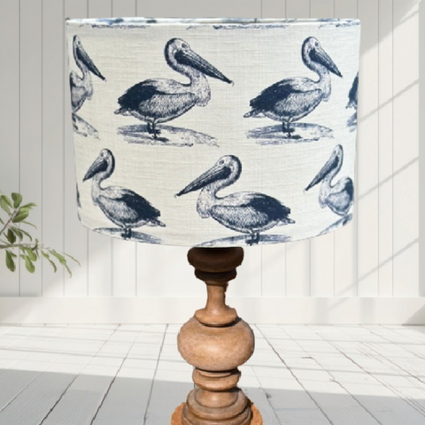 ijustlovethatfabric Lampshade - Coastal Pelican fabric
