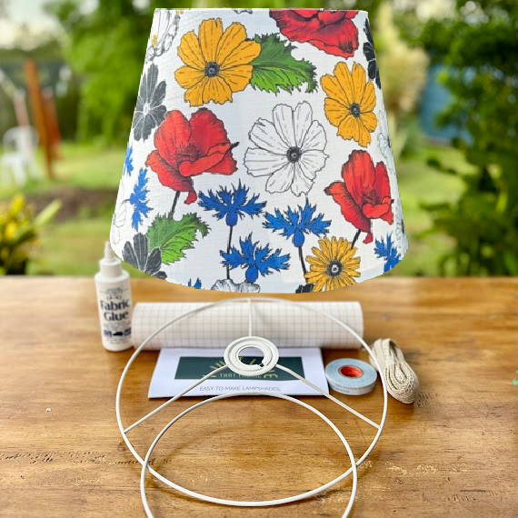 ijustlovethatfabric Empire Lampshade Making DIY Kit - including Poppy & Daisy fabric