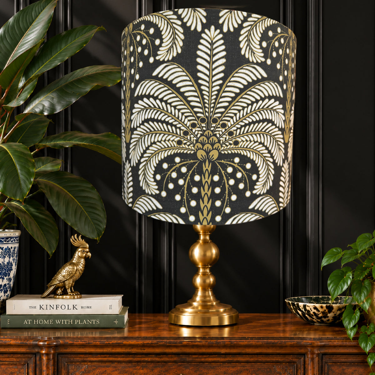 Palm Tree fabric lampshade - Riviera