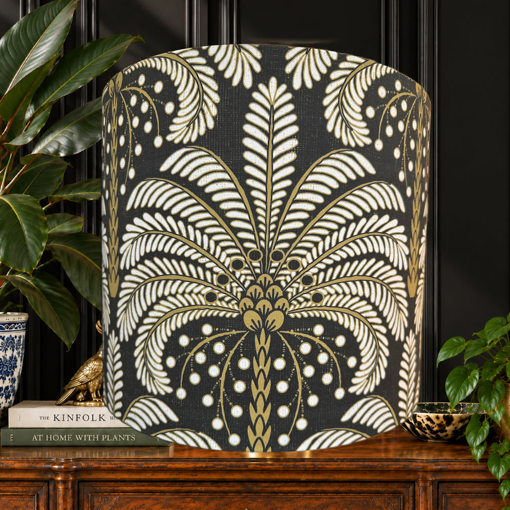Palm Tree fabric lampshade - Riviera