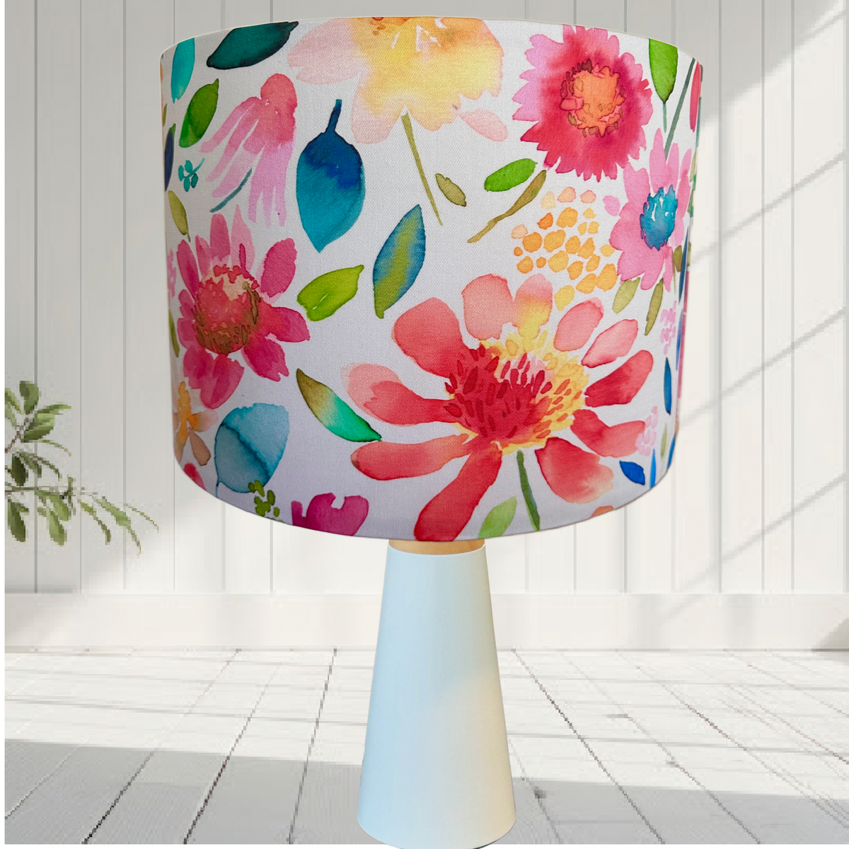 Zinnia Garden Lampshade