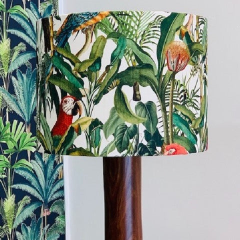 ijustlovethatfabric Lampshade Parrots of Brasil Fabric