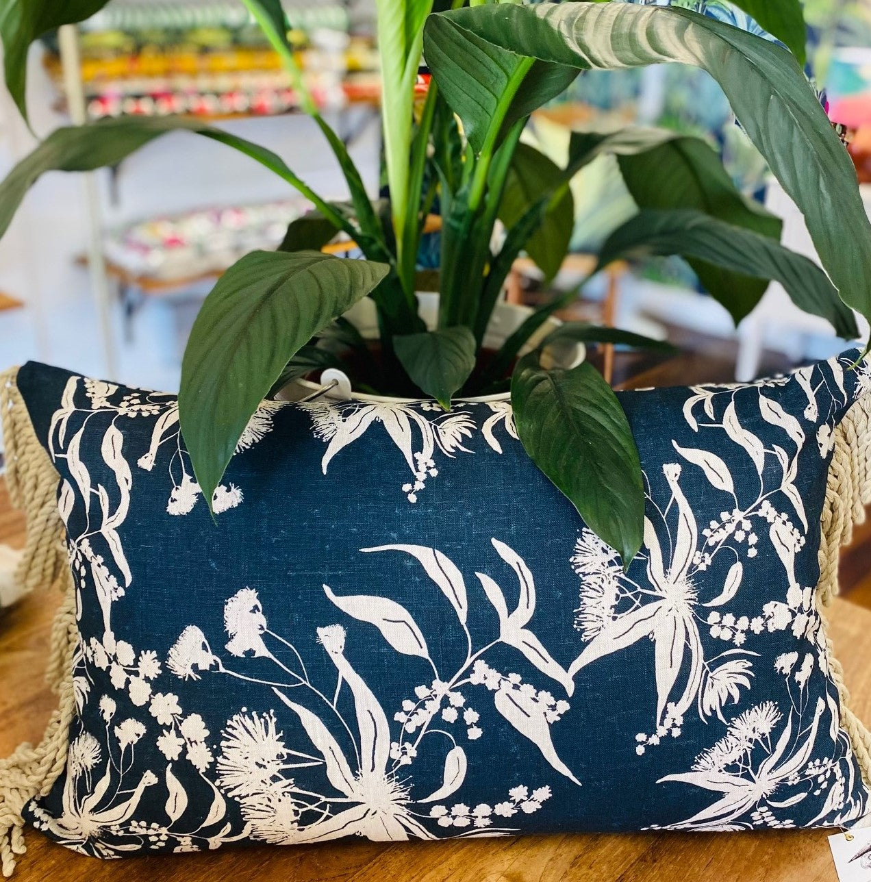 ijustlovethatfabric Australian Botanical Fabric - Indigo