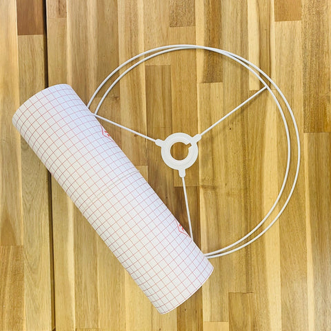 ijustlovethatfabric Drum Lampshade Making top-up-kit - (Ring set & Lampshade Paper only)