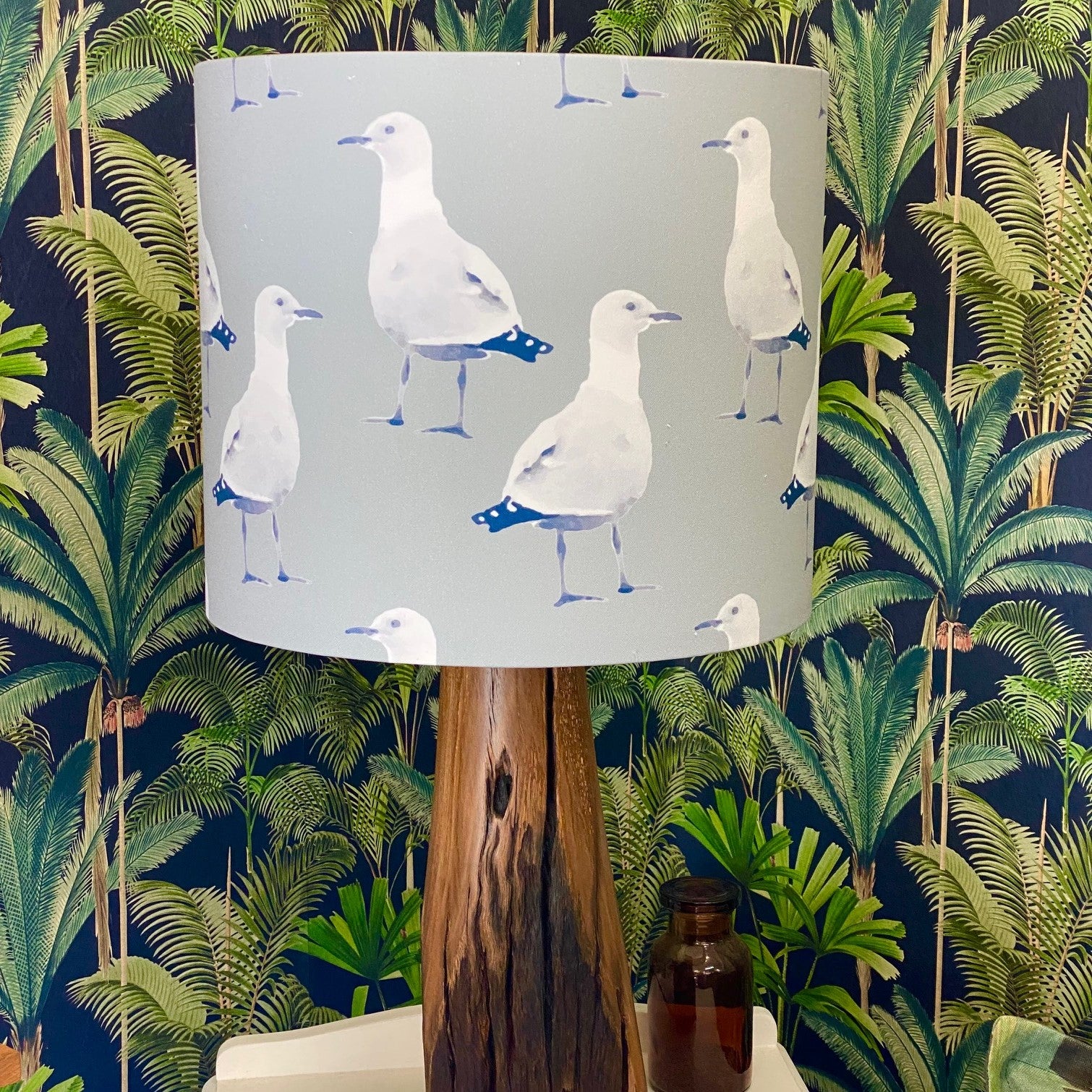 ijustlovethatfabricstore Seagull Fabric - morning fog